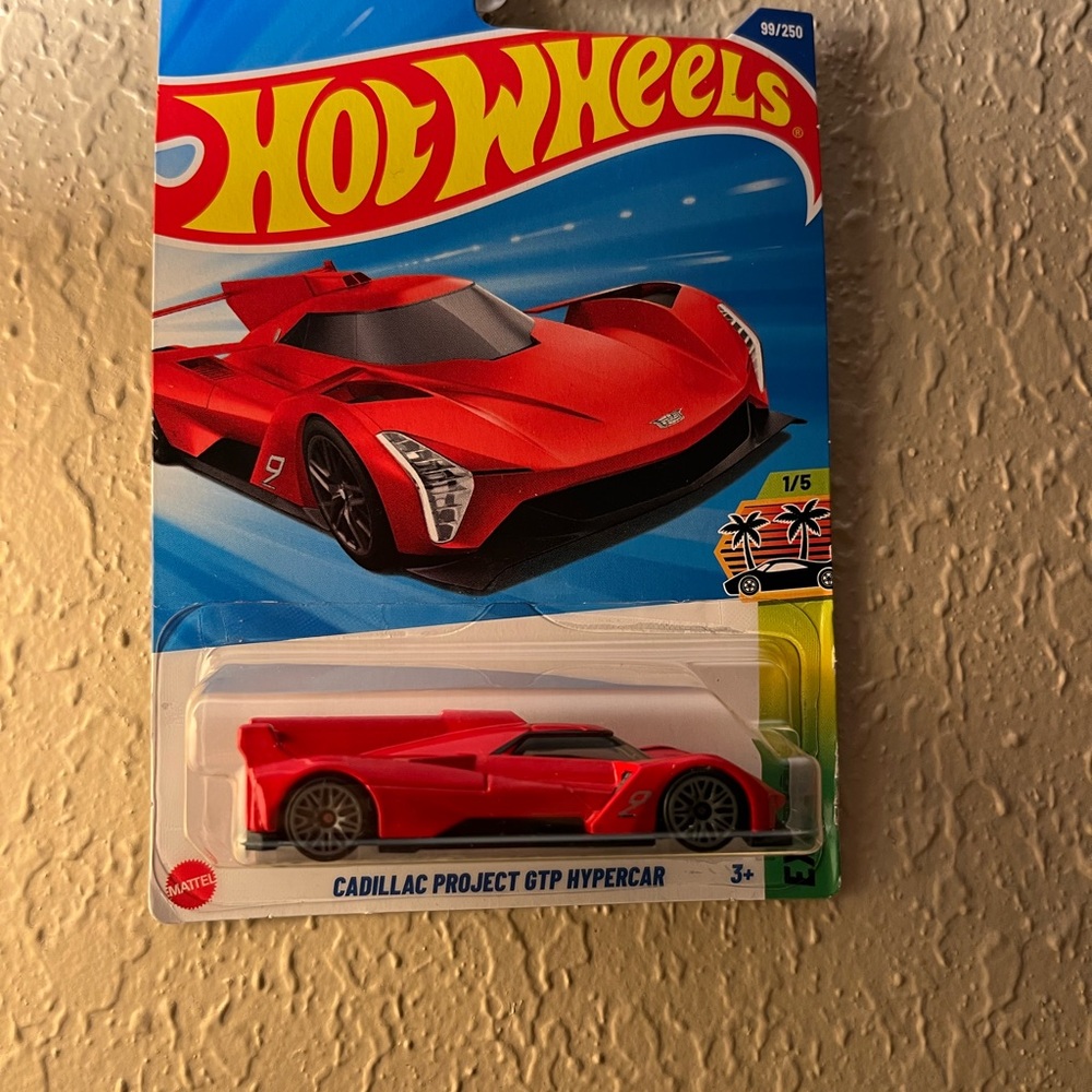 Hot Wheels Red Cadillac Project GTP Hypercar